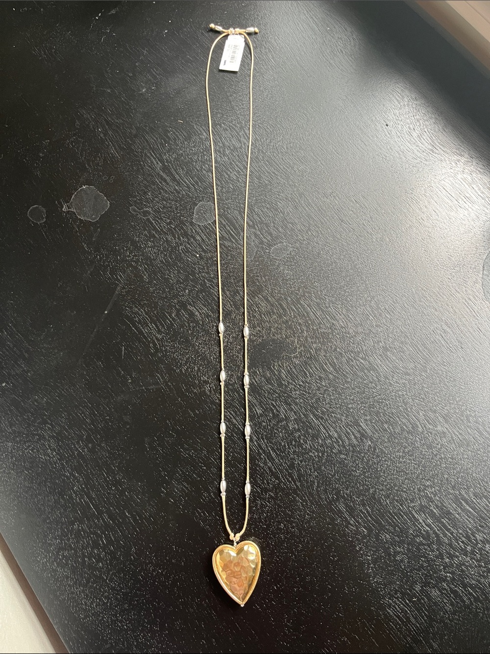 J Jill reversible and Adjustable Heart Pendant Necklace - Picture 2 of 5
